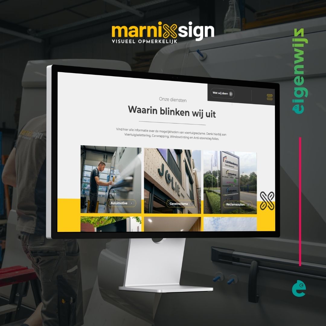 visuele reclame en signing